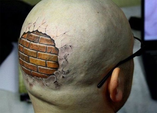 10 Most Hilarious Baldhead Tattoos in the World! 