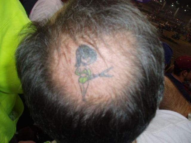 10 Most Hilarious Baldhead Tattoos in the World! 