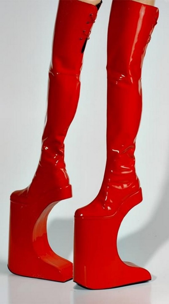 Over-the-knee Boots | Top 16 Weirdest Shoes in the World!